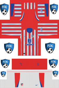 Atletico Madrid Football League Kits