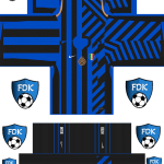 Inter Milan Football League Kits