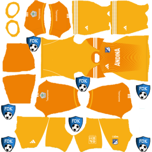 Millonarios fc kit dls 2025 gk home