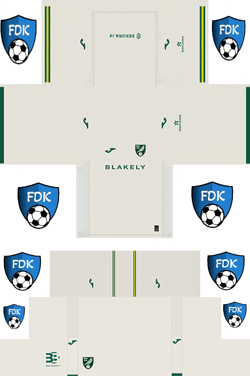 Norwich City FC Football League Kits 2025