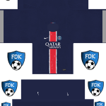 Paris Saint-Germain Football League Kits