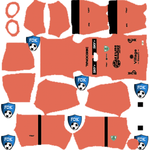 América Futebol Clube MG dls kit 2025 gk home temp