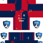Cagliari Calcio Football League Kits