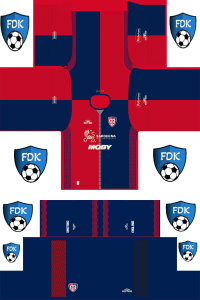 Cagliari Calcio Football League Kits