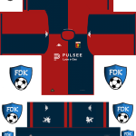 Genoa FC Football League Kits