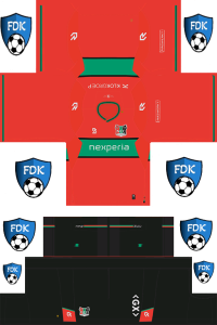 NEC Nijmegen Football League Kits