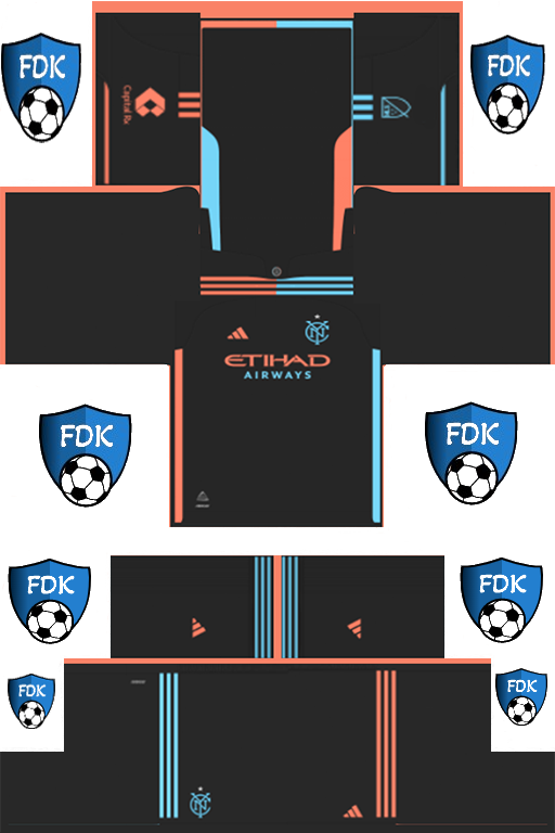 New York City FC Football League Kits 2025