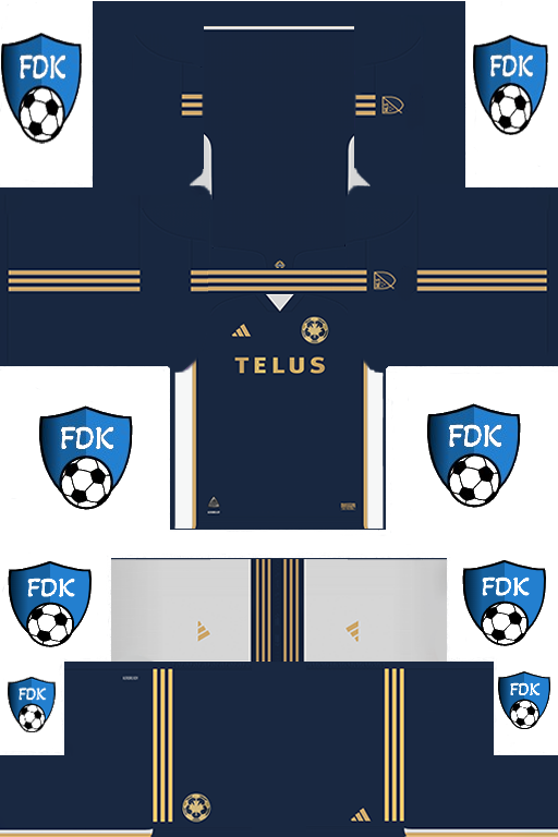 Vancouver Whitecaps FC Football League Kits 2025
