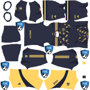 Boca Juniors kit dls 2026 third