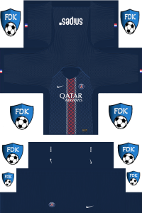 Paris Saint-Germain Football League Kits
