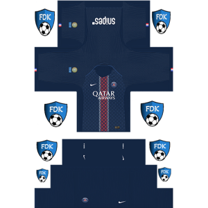 Paris Saint-Germain CWC Football League Kits 2025