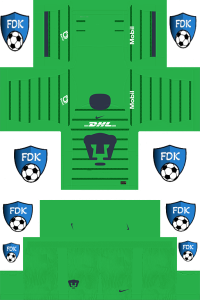 Pumas UNAM FL Kit 2025 GK Home