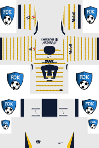 Pumas UNAM Football League Kits