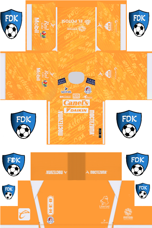 Atlético San Luis Football League Kits 2025-26