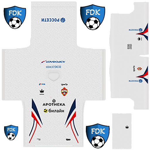 CSKA Moscow Pro League Soccer Kits 2026 - CSKA Moscow PLS and PKS Kits